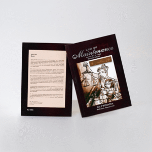 Law of Maintenance - Revised Edition by D.A.P. Weeratna